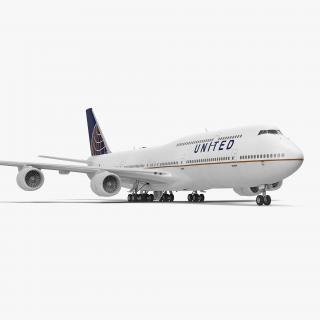 3D model Boeing 747-8I United