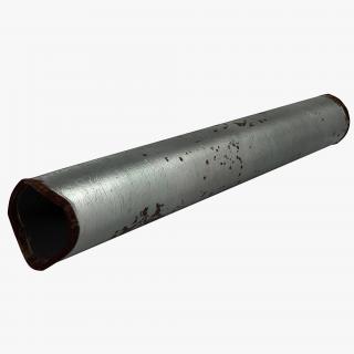 3D Broken Iron Pipe