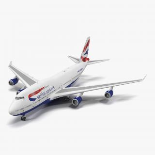 Boeing 747-400ER British Airways 3D