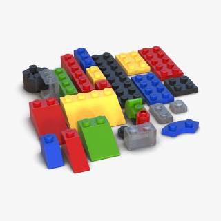 3D model Lego Bricks Set