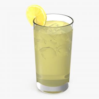 Glass of Lemonade 3D