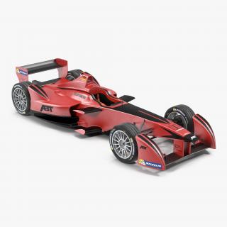 Formula E Race Car ABT 3D