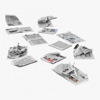 3D Newspaper Litter