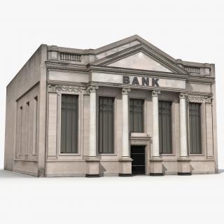 3D Bank Building model