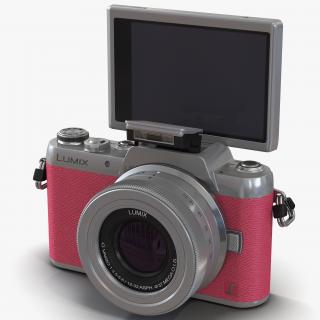 Panasonic DMC GF7 Rigged Pink 3D model