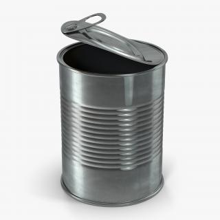 3D model Open Empty Tin Can 2