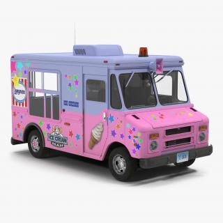 3D model Ice Cream Van 2