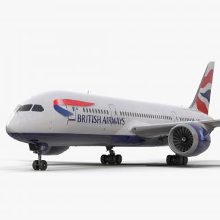 Boeing 787-8 Dreamliner British Airways 3D model