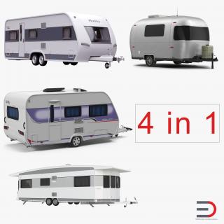 Caravans Collection 3D model