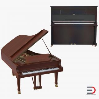 Pianos Collection 3D