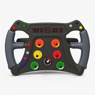 3D Formula One Steering Wheel