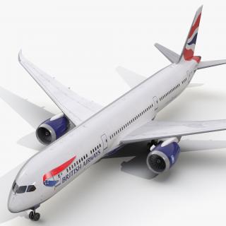 Boeing 787-9 Dreamliner British Airways 3D model