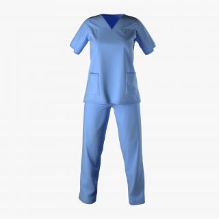 3D Female Surgeon Dress 17 model