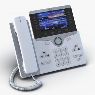 3D model Cisco IP Phone 8861 White