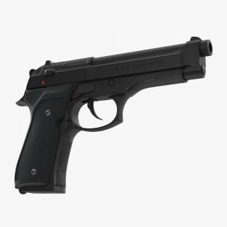 Beretta 92F Black 3D