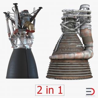 3D model Rocket Engines Collection