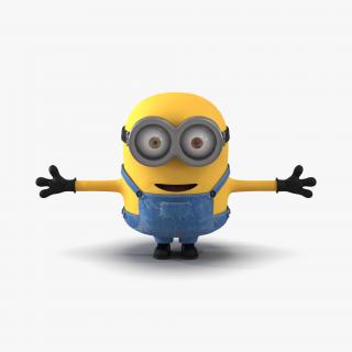 3D Short Two Eyed Minion