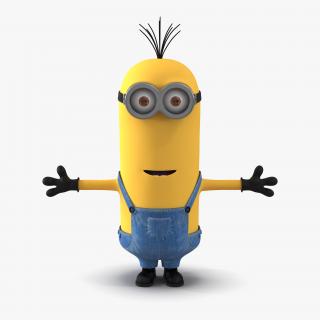 3D model Tall Two Eyed Minion