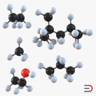 3D model Molecules Collection