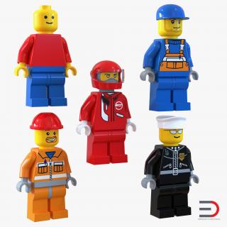 Lego Minifigures Collection 3D