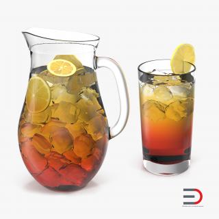 Iced Tea Collection 3D model