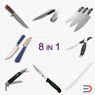 Knives Collection 2 3D model