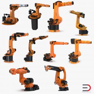 Kuka Robots Collection 6 3D model