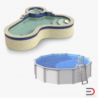 3D model Swimming Pools Collection