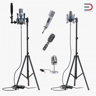 3D Studio Microphones Collection 2