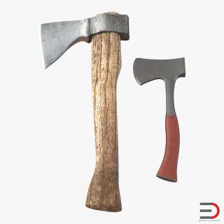 Hatchets Collection 3D model