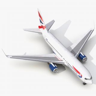 Boeing 767-200ER British Airways 3D