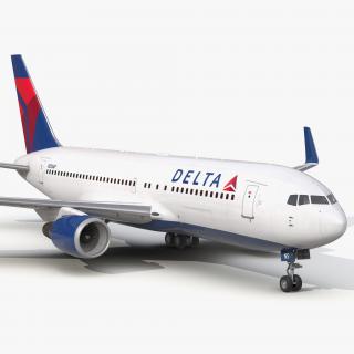 Boeing 767-200ER Delta Air Lines 3D