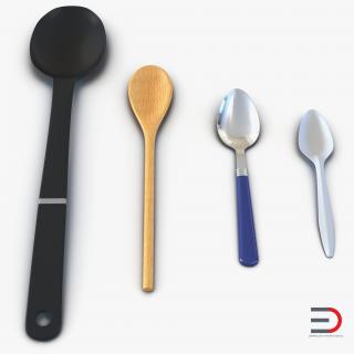 Spoons Collection 3D