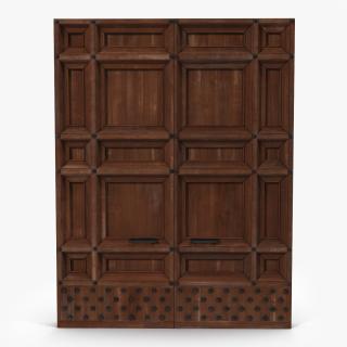 3D Door Greco Roman 3 model