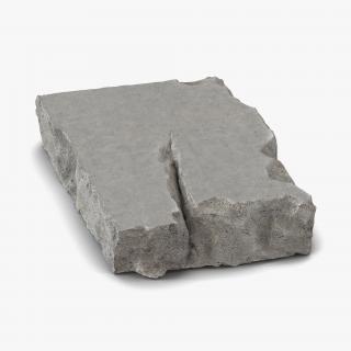 Concrete Chunk 3D model