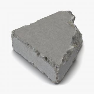 3D Concrete Chunk 8