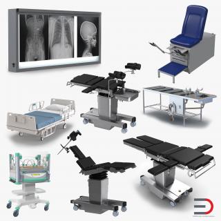 3D Medical Equipment Collection model