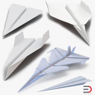 3D model Paper Planes Collection 2