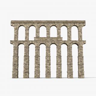 3D Aqueduct Section Greco Roman model