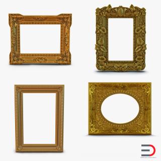 3D model Baroque Picture Frames 3D Models Collection 2