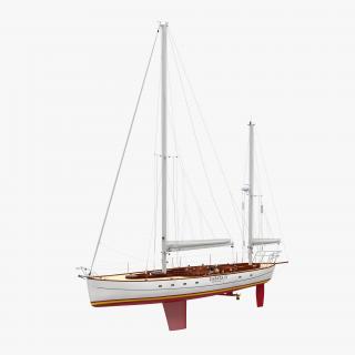 3D model Sailing Yacht 2