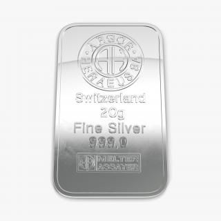 Silver Bar 20g 3D model