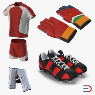 Soccer Gear Collection 2 3D model