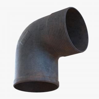 3D model Iron Pipe Elbow