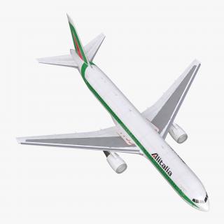 3D model Boeing 767-300 Alitalia Rigged