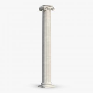 Ionic Column Greco Roman 3D model