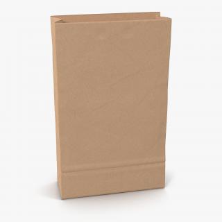 3D Fast Food Paper Bag 3