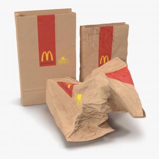 3D model Mcdonalds Packaging Collection