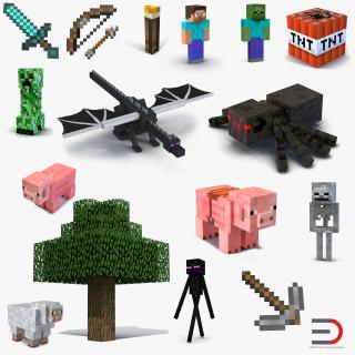 3D model Minecraft Collection