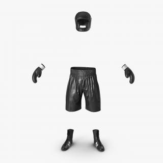 Boxing Gear Black 3D